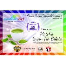 RE 7% MATCHA GREEN TEA GELATO 4/1 GAL